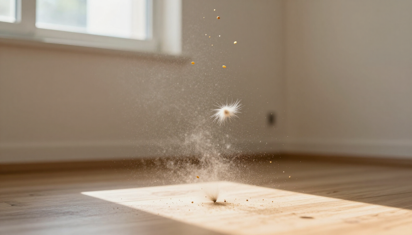 Indoor air pollutants concept