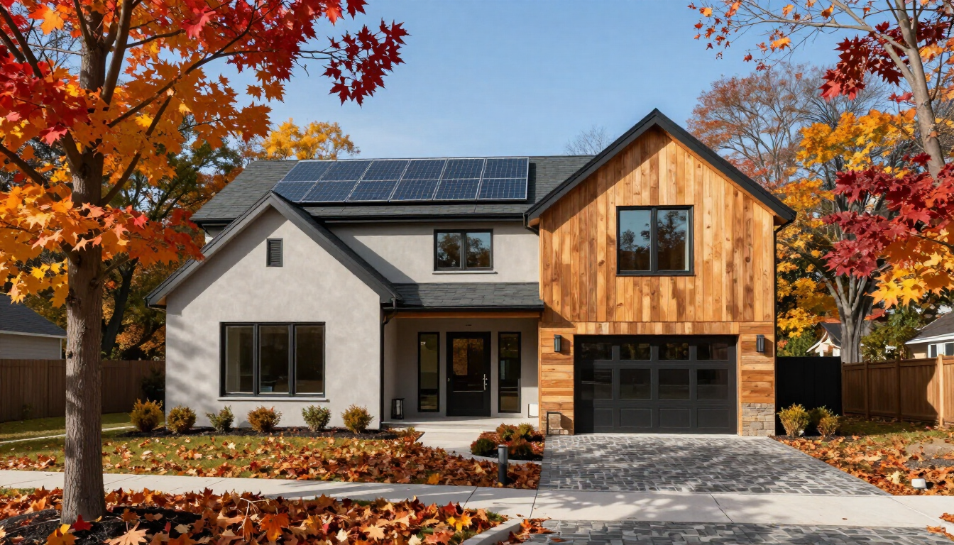 Energy efficient thermostat adjustment for fall season