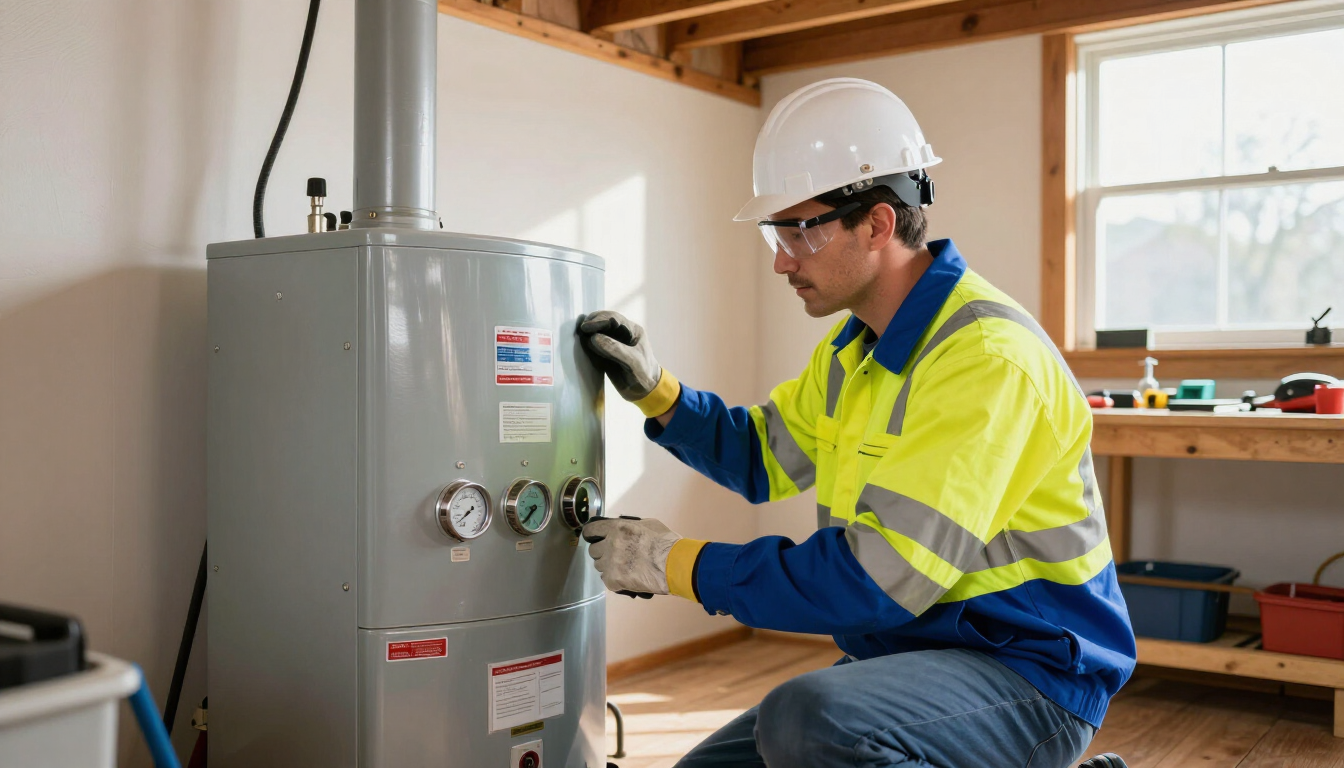 Professional furnace inspection