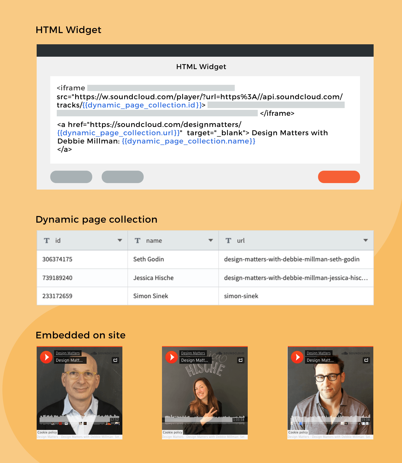 Connected Data: Now in the HTML Widget