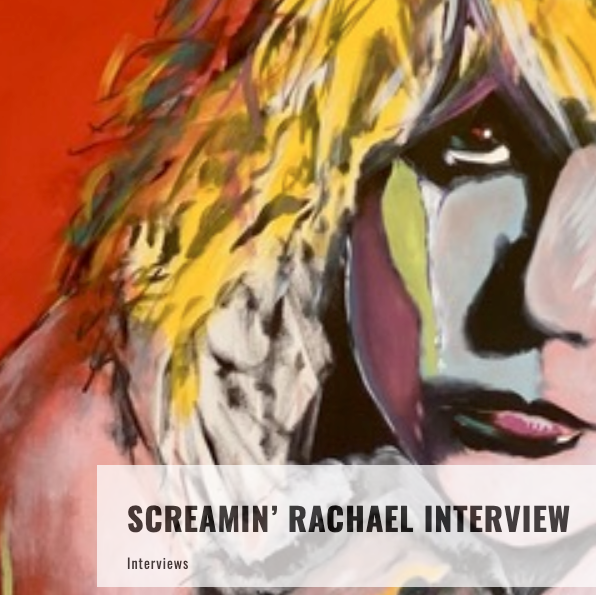 A poster for screamin ' rachael interview interviews