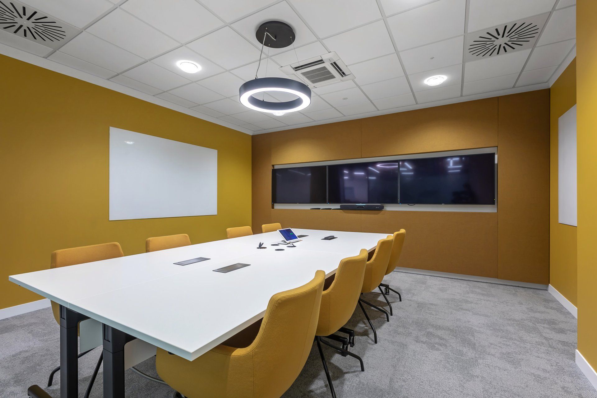 Mustard office meeting room