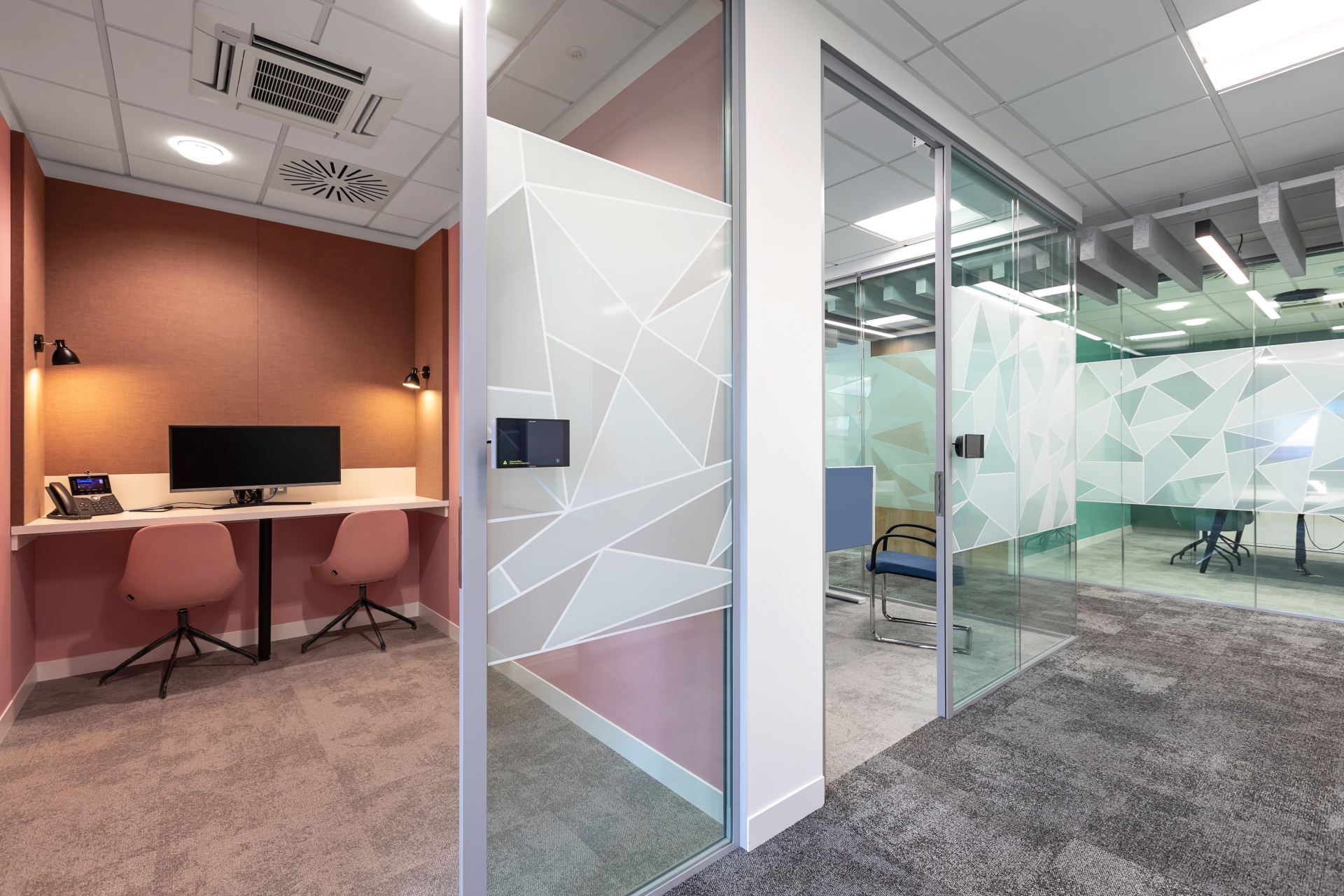 Furnish and partition office space