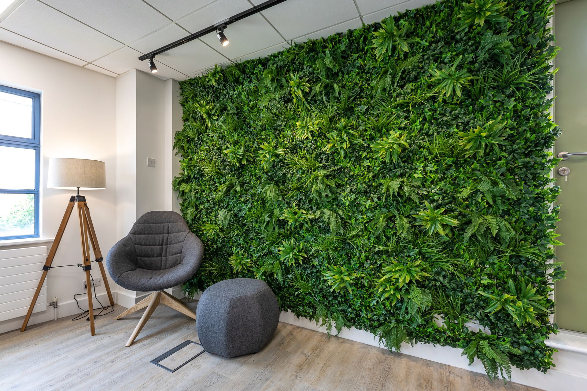Office space with natural minerals