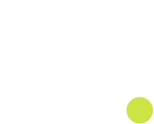 A green circle is floating in the air on a white background.