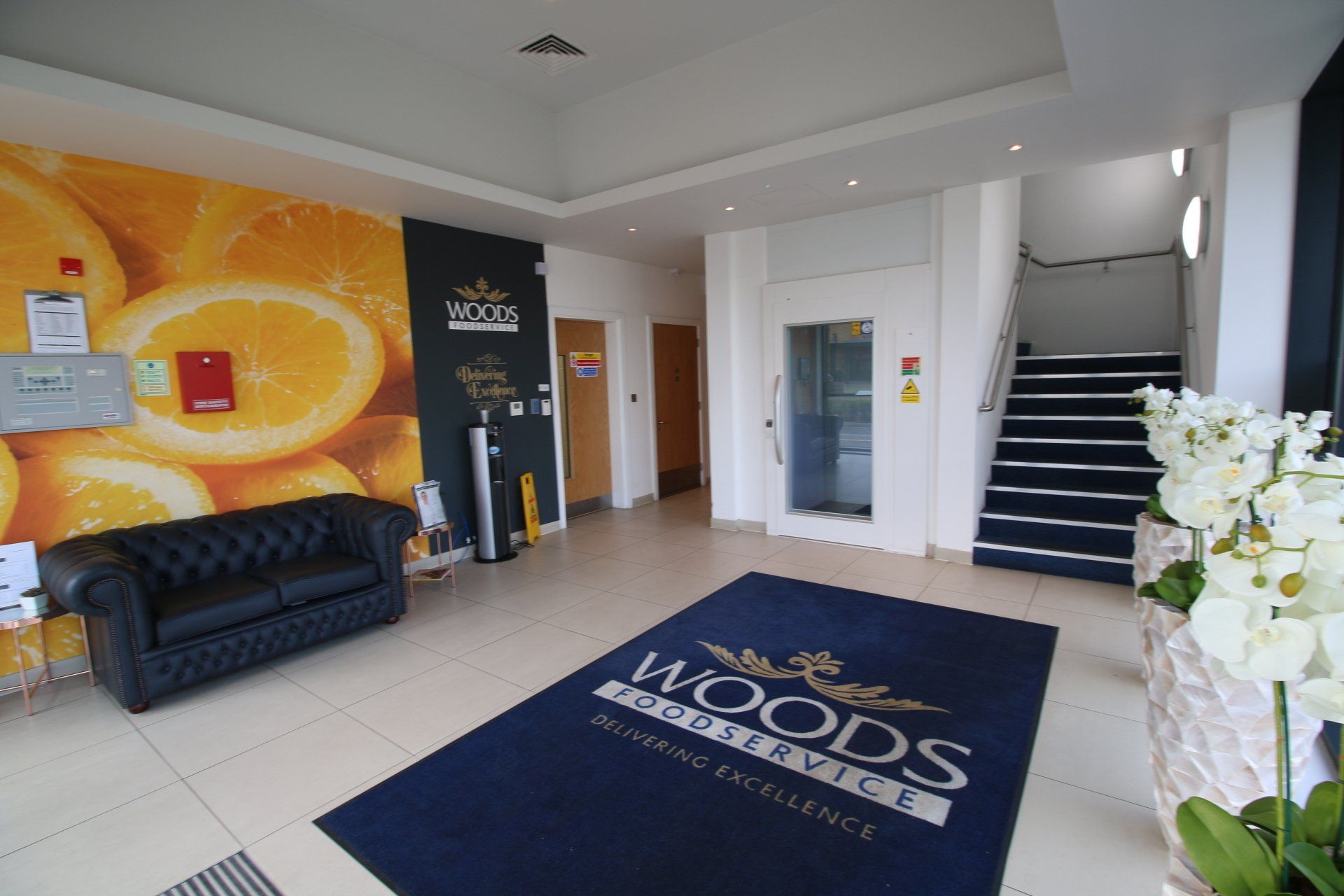 Food Supplier Reception Area - Glenside Commercial Interiors