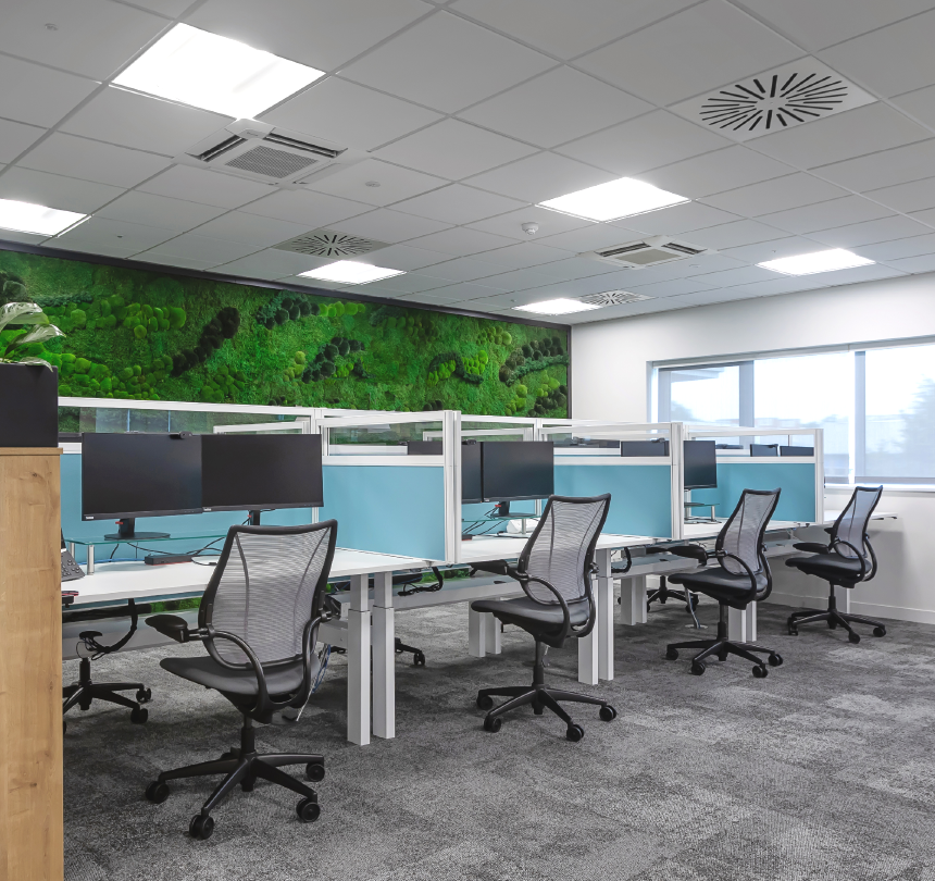 Biophilic office design by Glenside