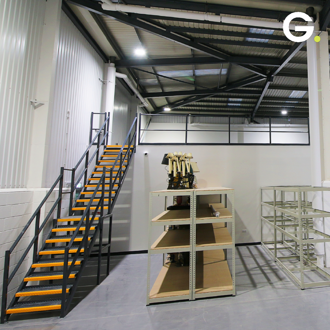 Glenside mezzanine floor fit out for Auction House in Maidenhead