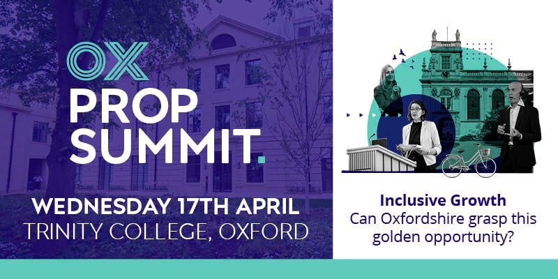 A poster for the ox prop summit at trinity college in oxford