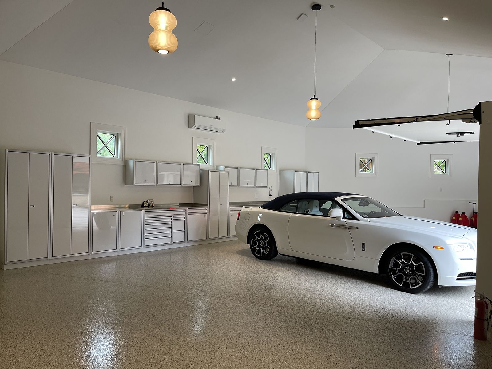 White clean modern Metal Garage Cabinets Rocky Mountain Cabinets