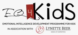 Logo for Eq 4 Kids, an emotional intelligence program. Includes the words