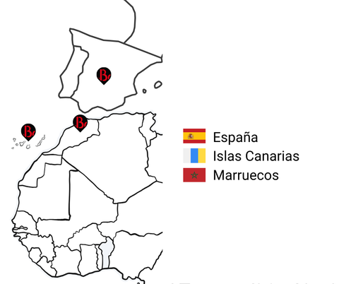 Países donde Maquinaria Bandi SAS existe