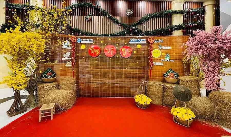 Tiểu cảnh tết độ c lạ