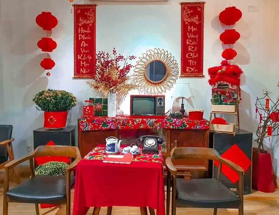 Nhận thi công trang trí tết cổ truyền