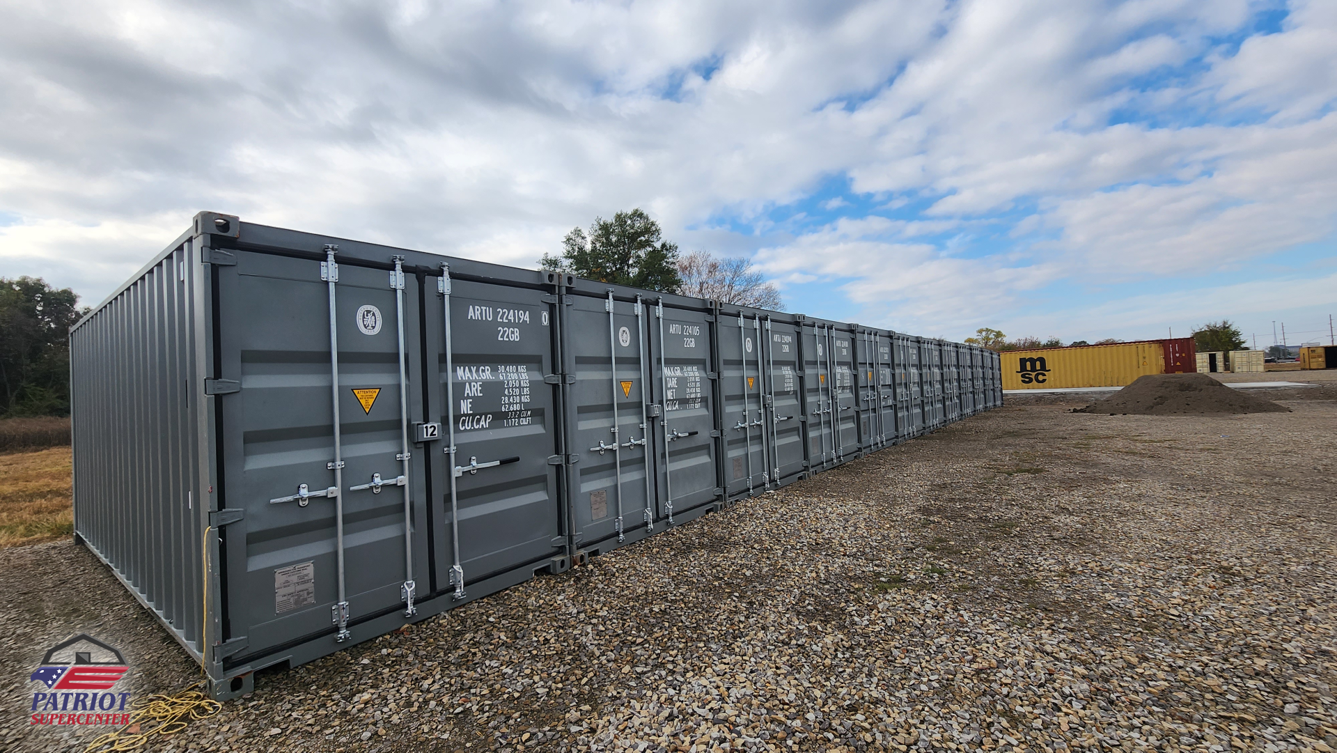 Grey Storage Container at Patriot Supercenter Store equipment or convert to a Home