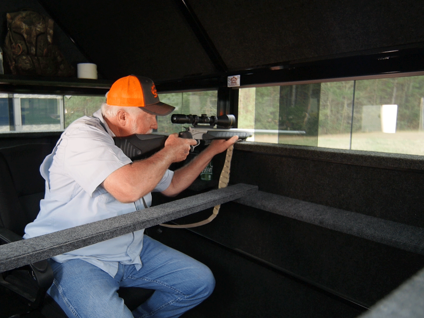 Superior Outdoor Centers deer blinds inside