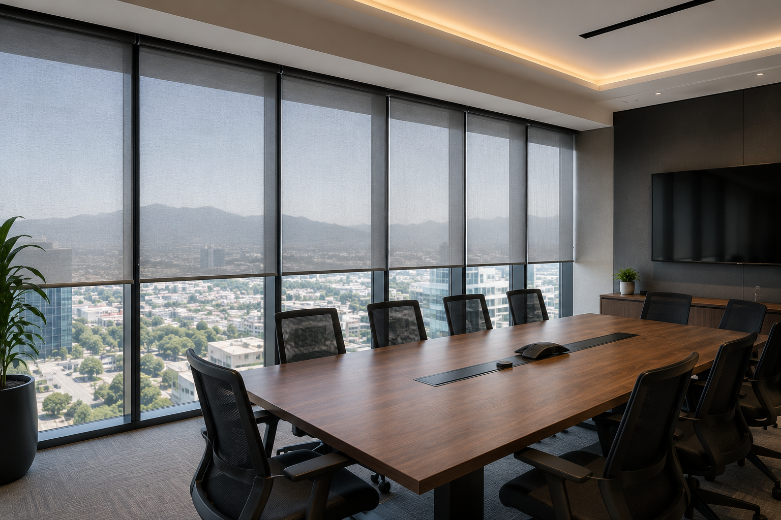 Prsianas y cortinas para empresas, hoteles y oficinas