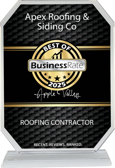 Apex roofing & siding co. is a roofing contractor in apple valley.