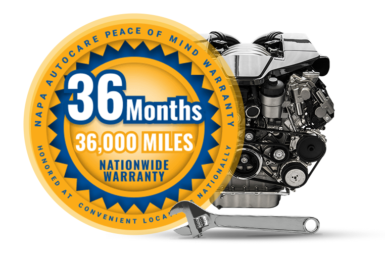 36/36 NAPA WARRANTY BADGE | Complete Auto Repair