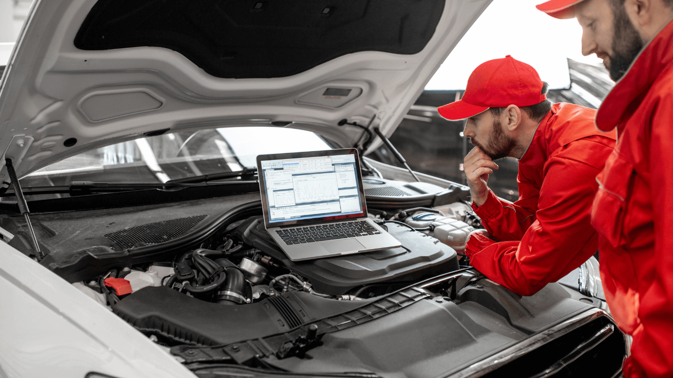 diagnostic on a car