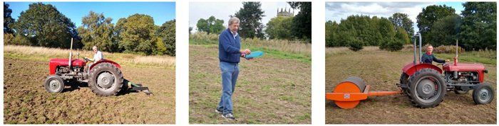 Shawbury glebelands moat Richard and Viv