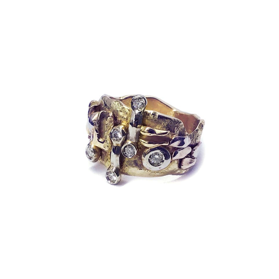 Anello in oro e diamanti