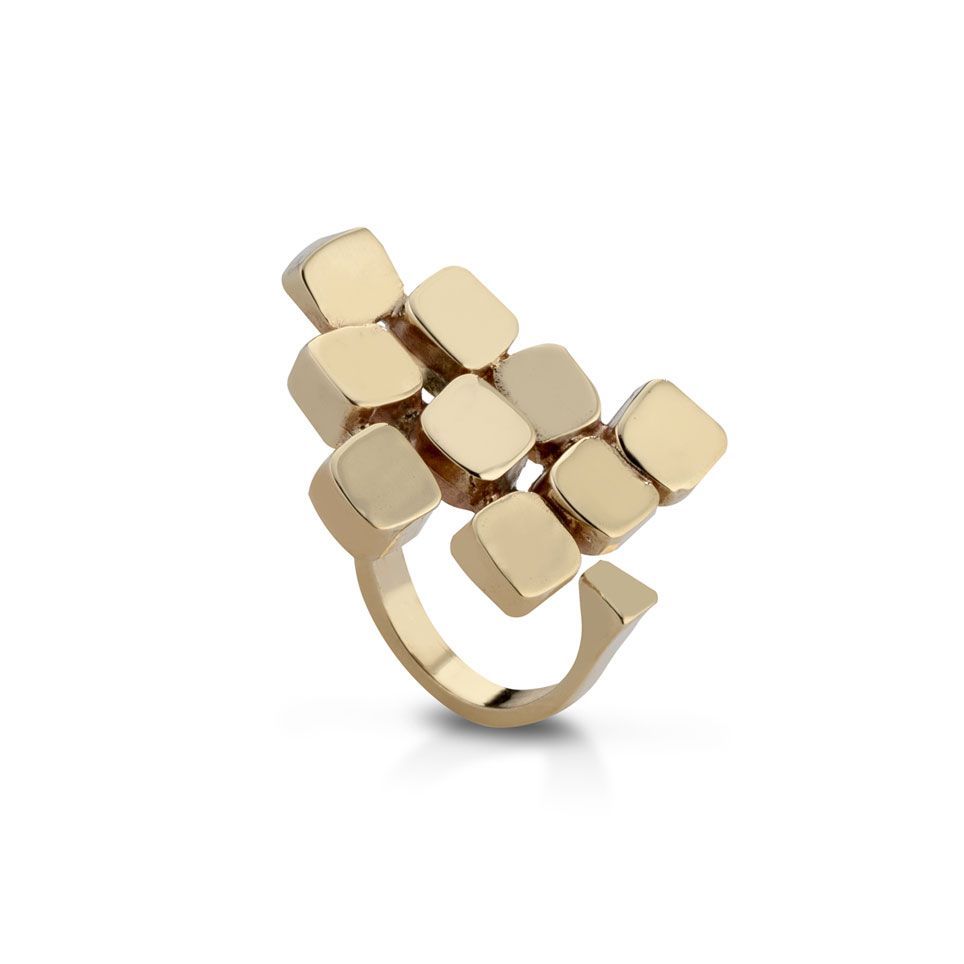 anello in bronzo e argento autoregolabile
