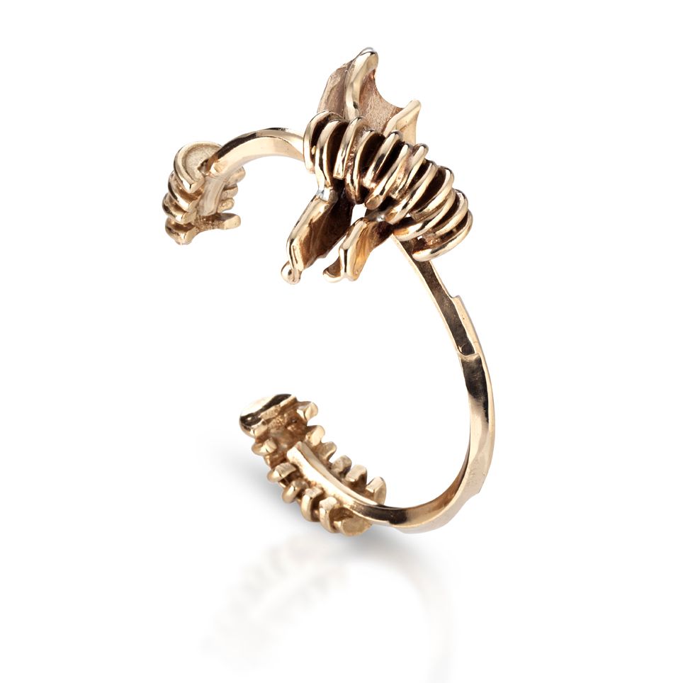 open-design bronze bracelet