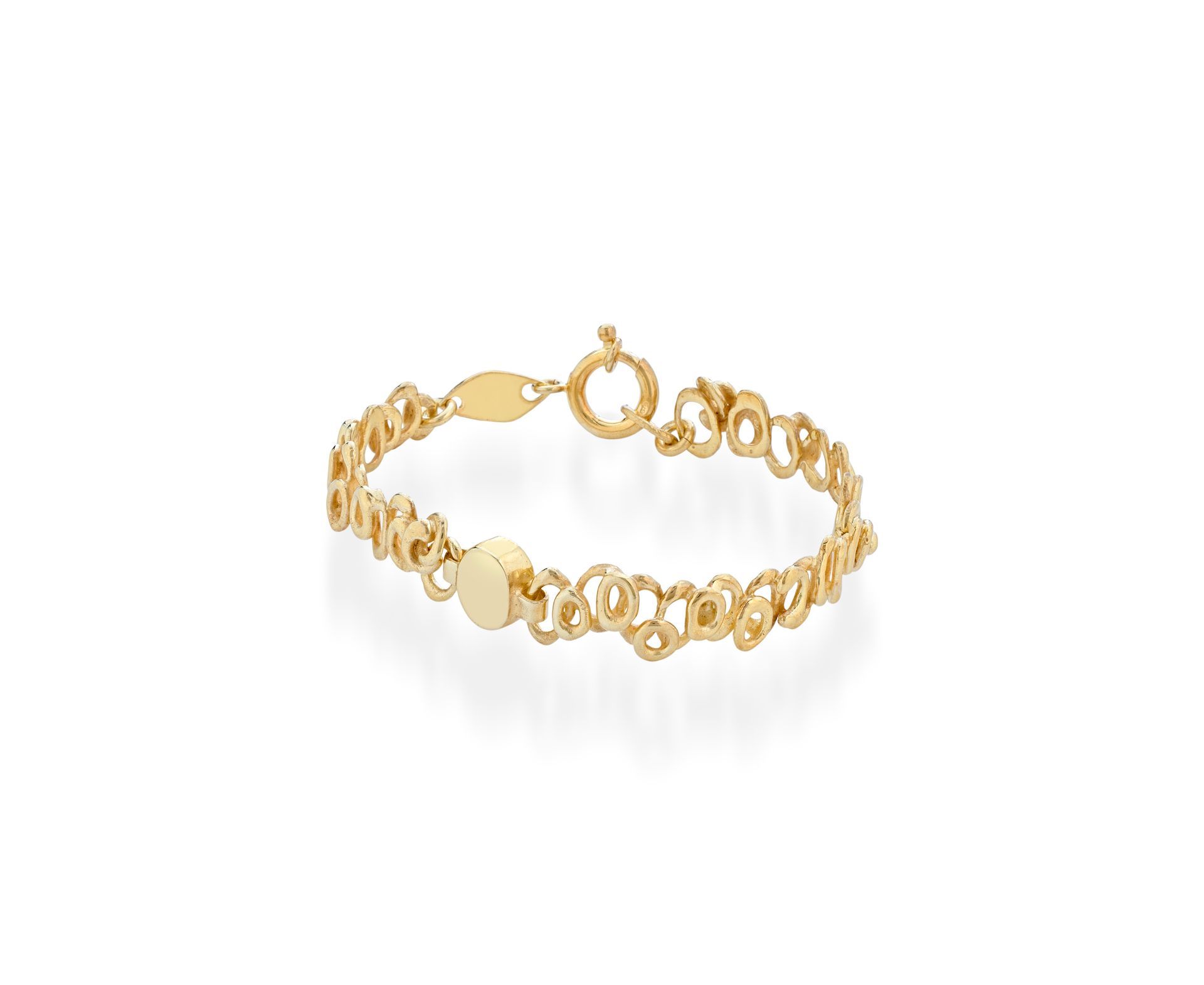 Bracciale in bronzo e argento