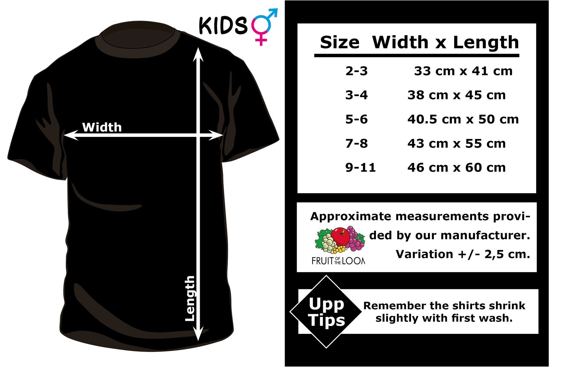 Kids Size T-Shirt UppStudio Kids Size T-Shirt UppStudio