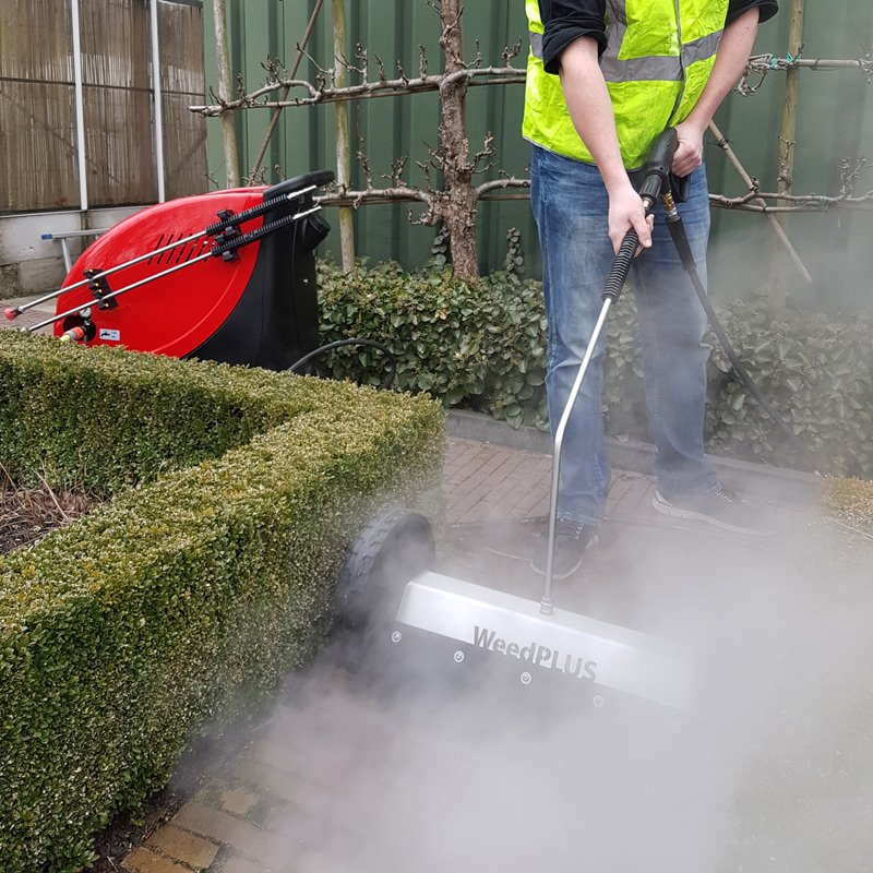 Meclean WeedPLUS hot water weed control units for (surface) mounting
