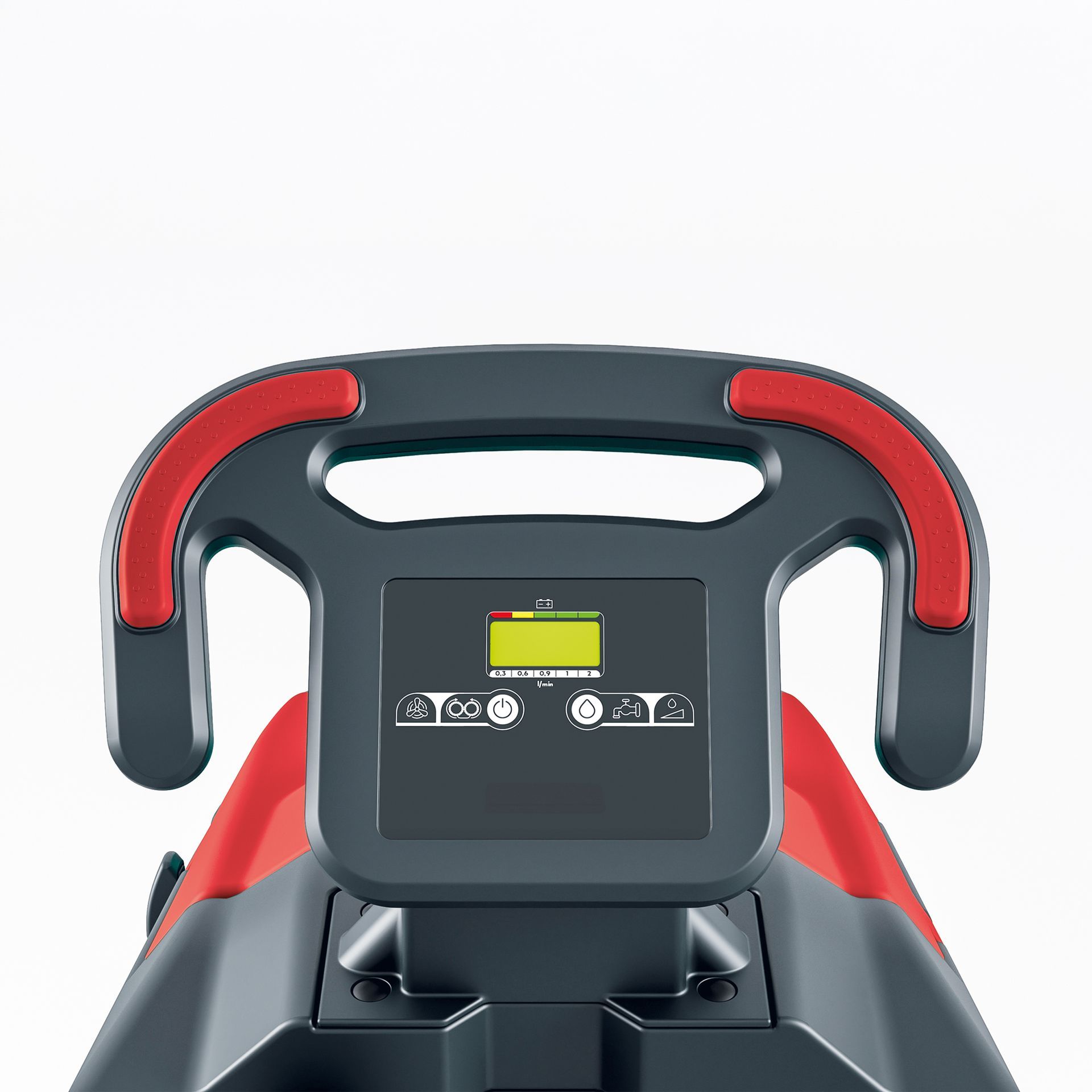 Meclean schrobmachine POWERSCRUB 70.20D detail stuur
