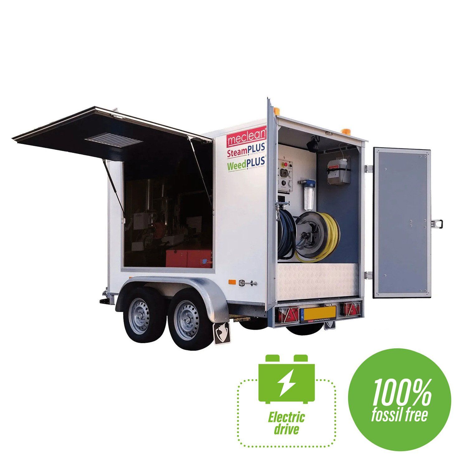 Meclean electrical powered high-pressure trailer models Meclean electrical powered high-pressure trailer models