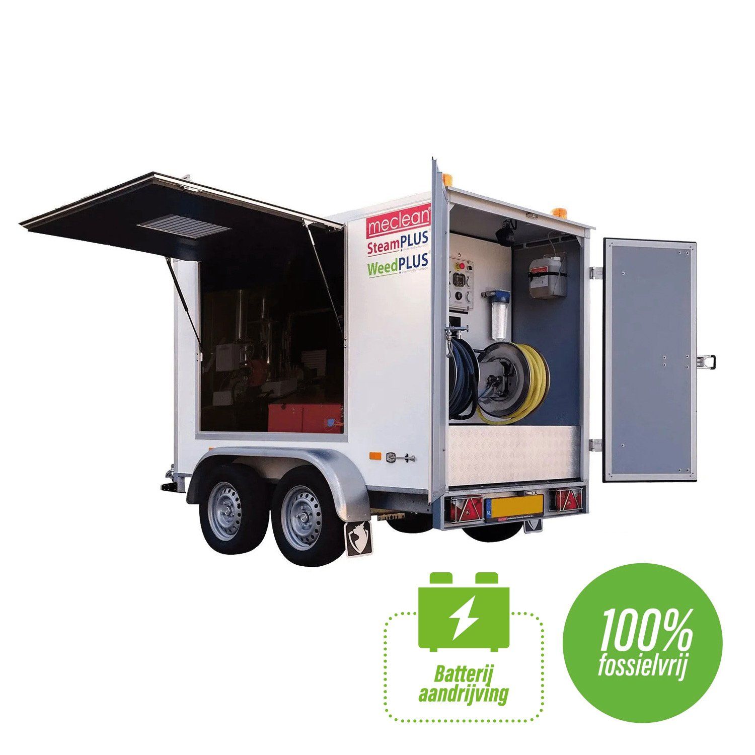 Meclean elektrische hogedruktrailer HDTE 250/15