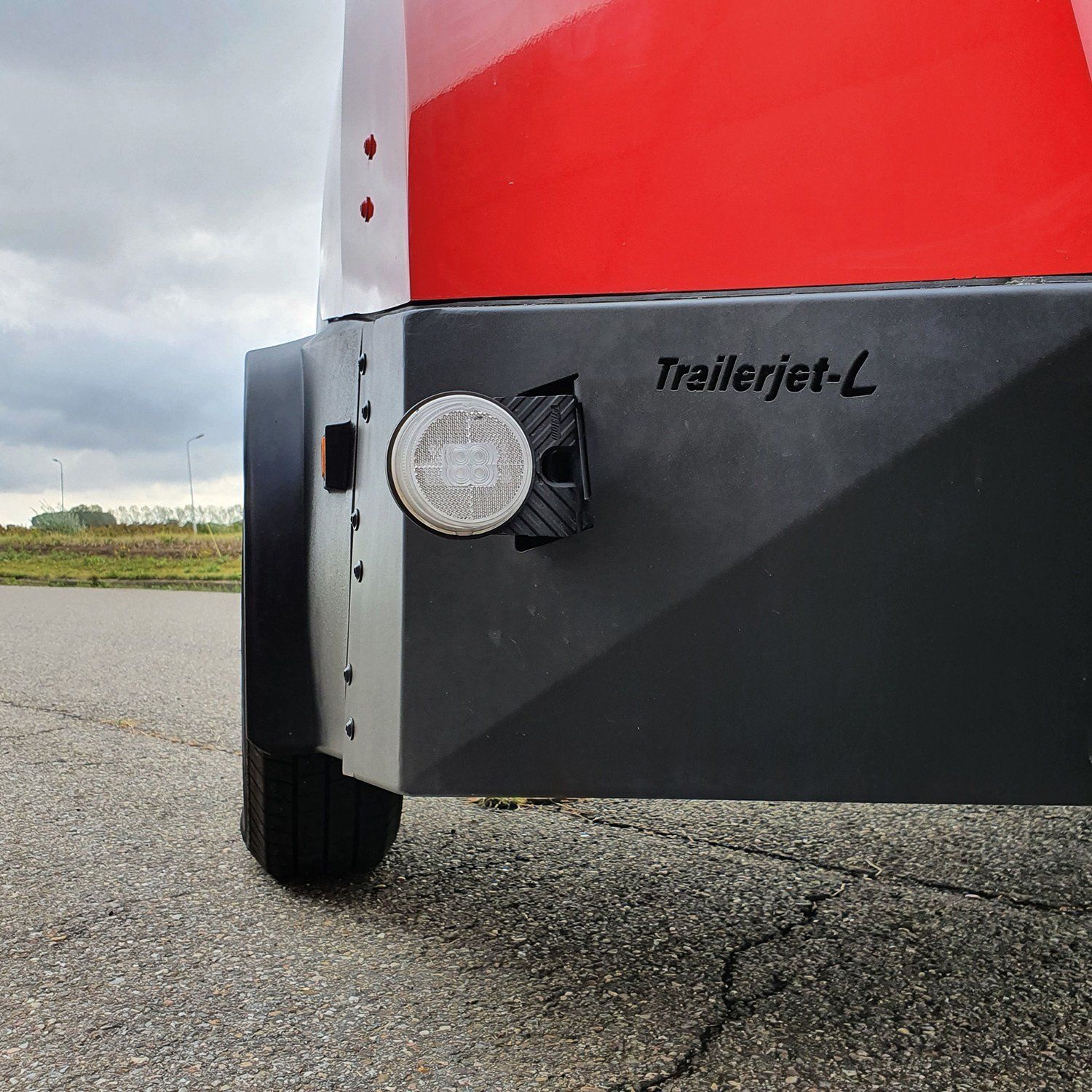 Meclean high-pressure trailer Trailerjet TJL 500/15 diesel engine drive led lighting