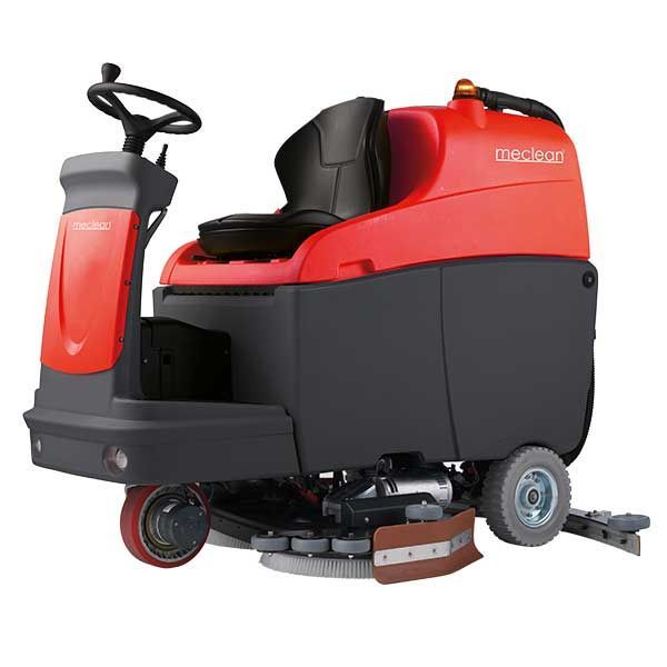Meclean professional industrial ride-on scrubber-dryer battery powered drive POWERSCRUB R100D Meclean professional industrial ride-on scrubber-dryer battery powered drive POWERSCRUB R100D