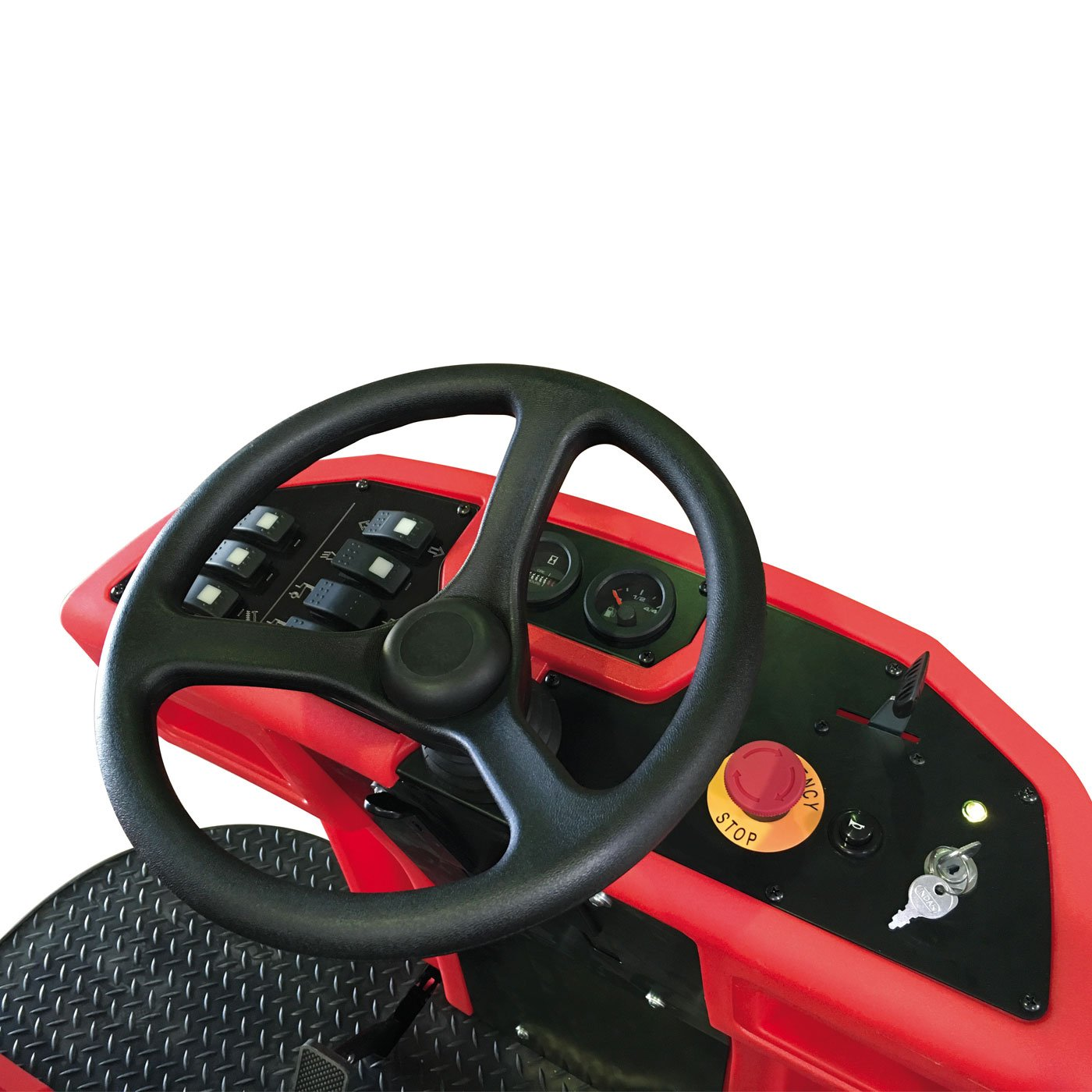 Meclean industriële veegmachine dieselmotor aandrijving 1800TTD Dashboard
