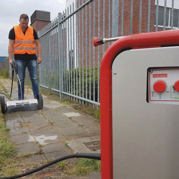 Meclean compacte heetwater onkruidbestrijdingsmachines Meclean compacte heetwater onkruidbestrijdingsmachines