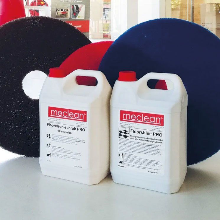 Meclean reinigingsmiddelen voor schrobmachines Meclean reinigingsmiddelen voor schrobmachines