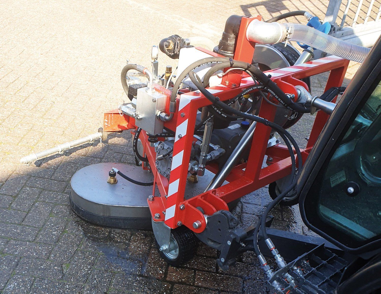 Meclean vehicle mounted high-pressure cleaning unit StreetCleaner surface cleaner kit
