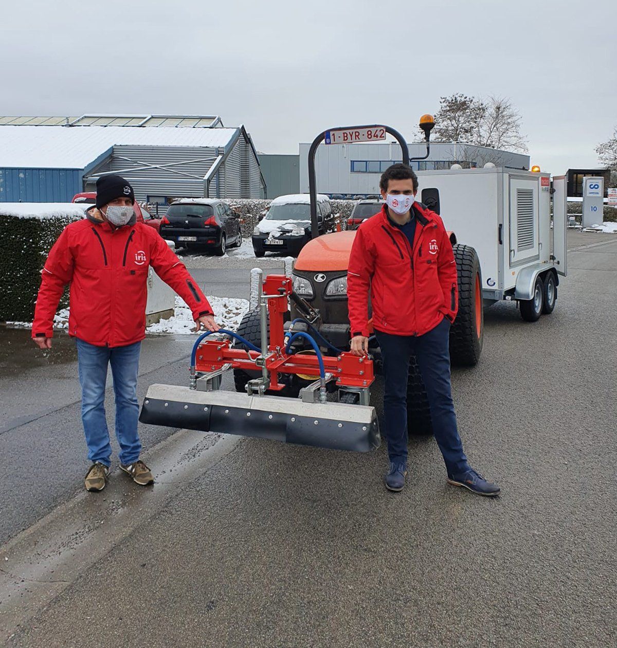 Meclean maatwerk projecten riool reinigingssysteem in aanhanger