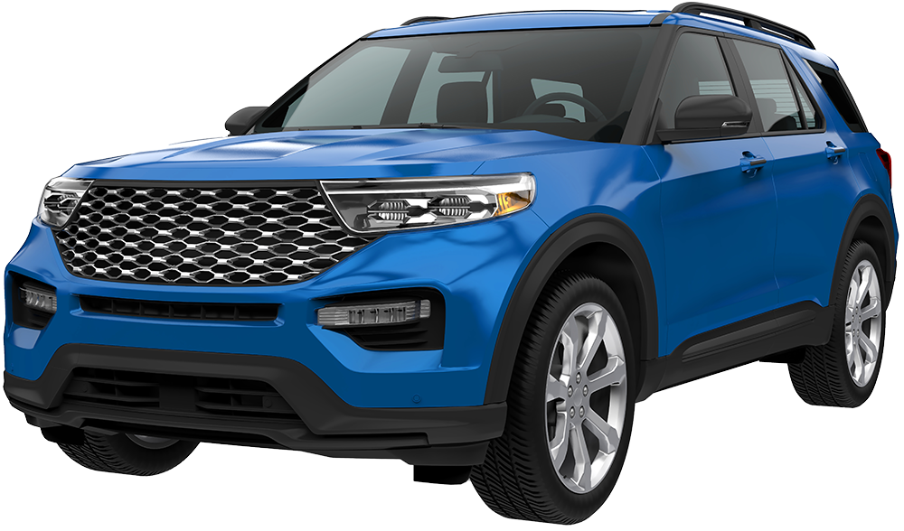 Blue SUV