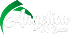 A green, swooping graphic design element over the white cursive text 