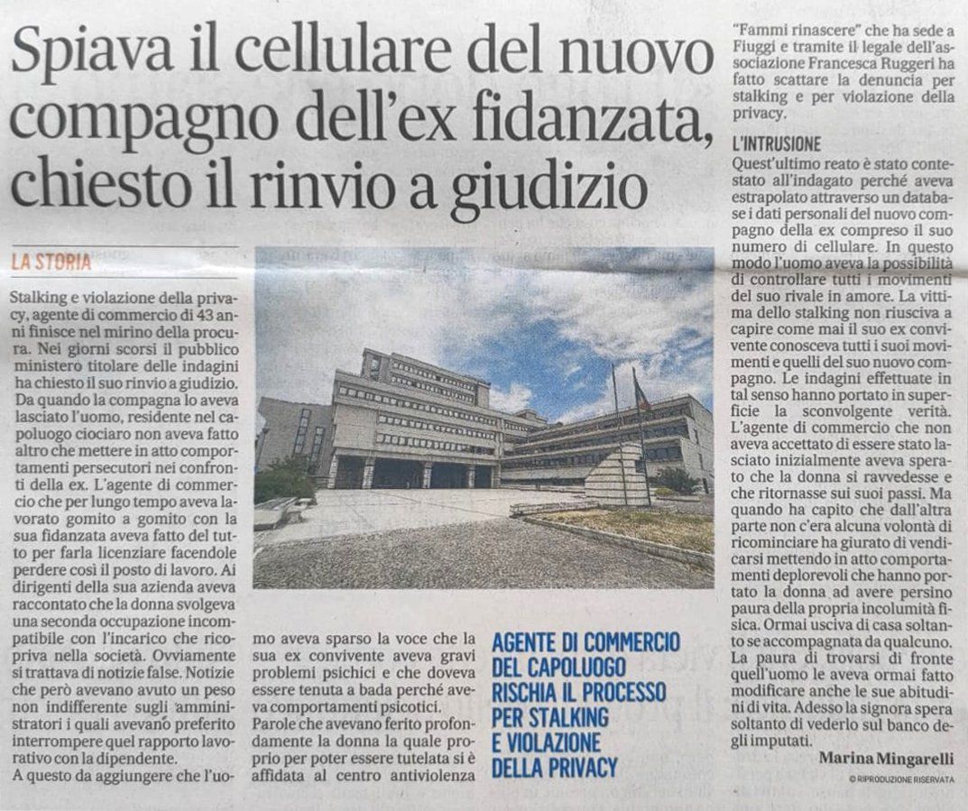 Articolo di giornale
