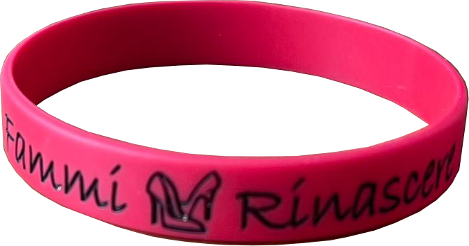 Braccialetto in Silicone Reinassance Centro Anti Violenza Fammi Rinascere