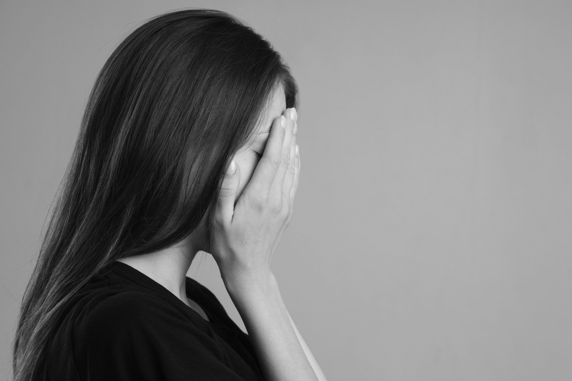 Donna vittima di violenza domestica
