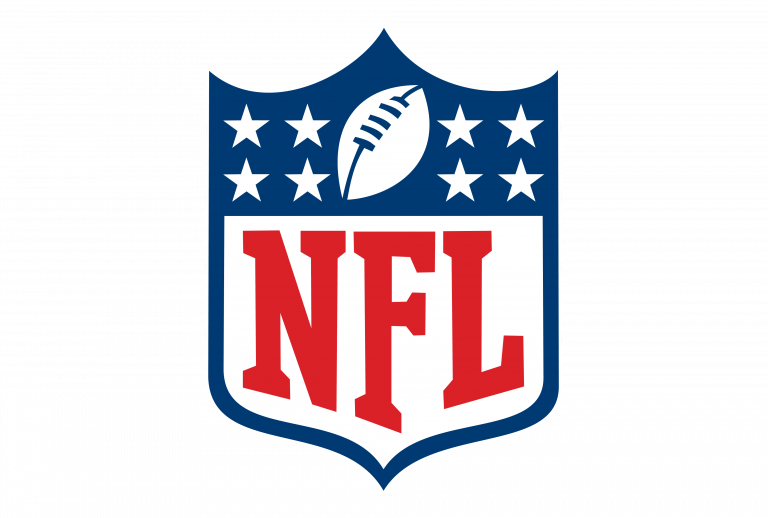 A logo for the nfl with a football on it
