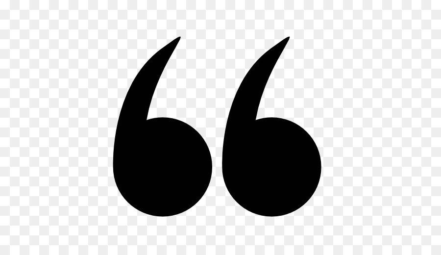 A pair of black quotation marks on a transparent background.