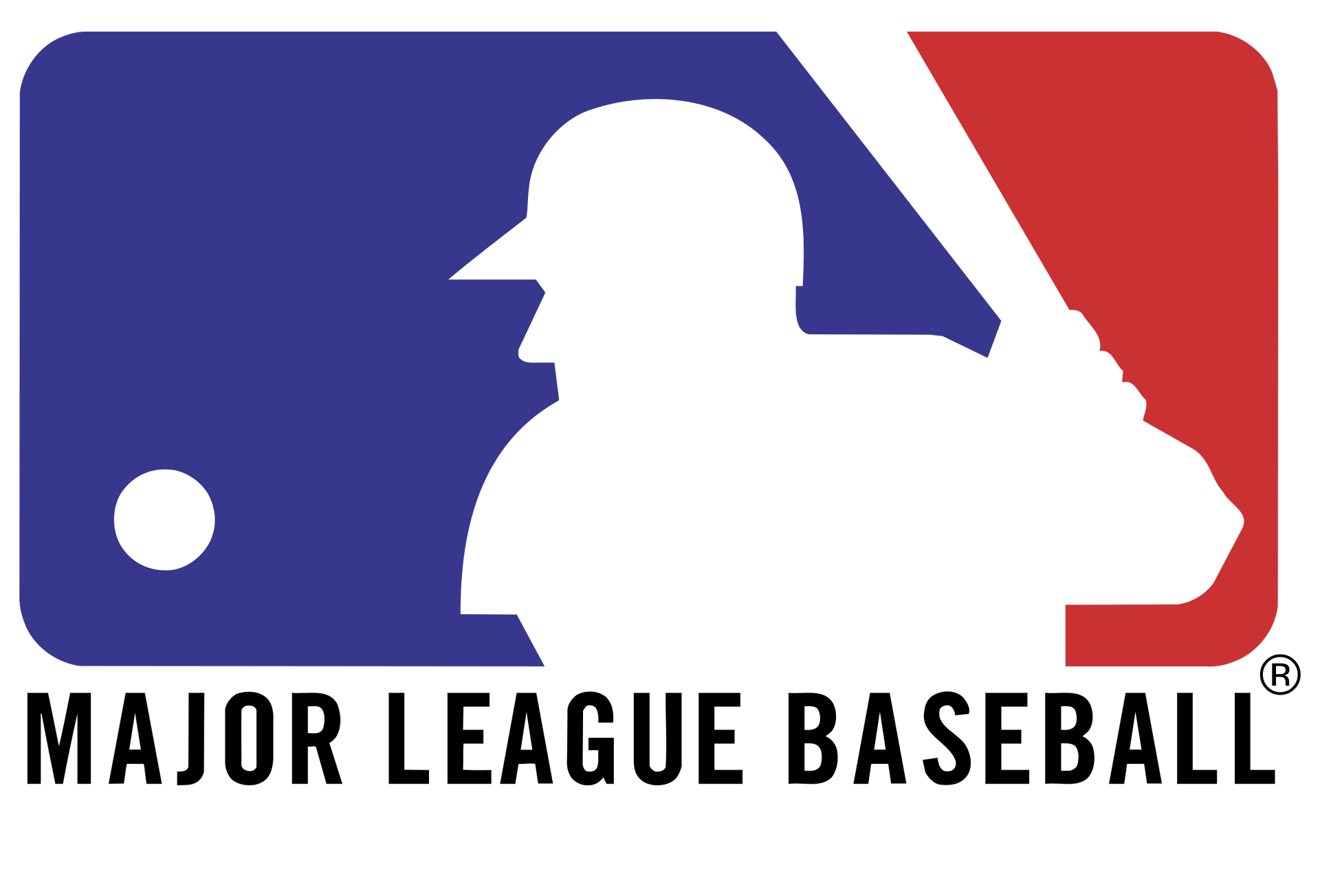 The logo for the major league baseball team
