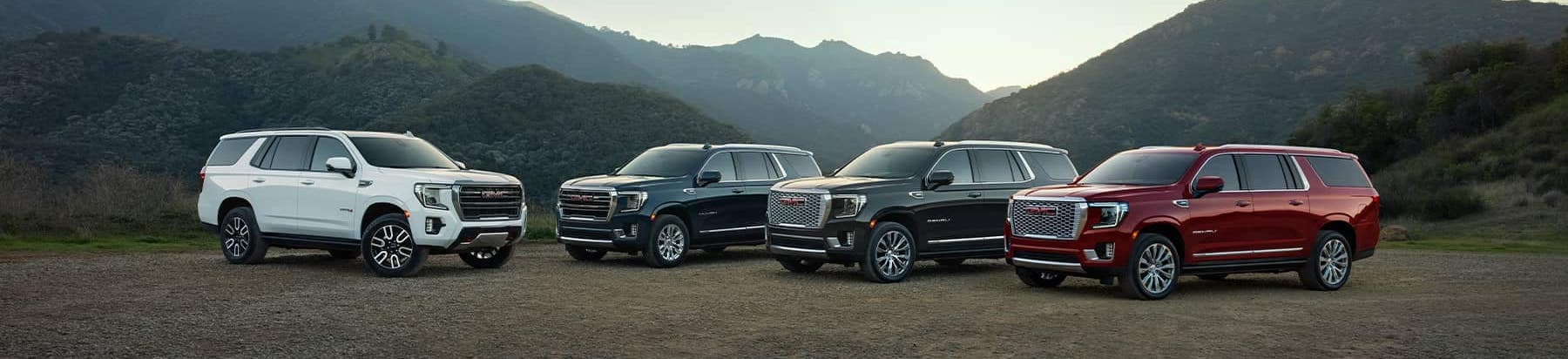 gmc cars lined up
